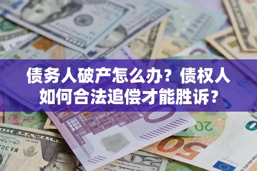 北京债务人破产怎么办？债权人如何合法追偿才能胜诉？