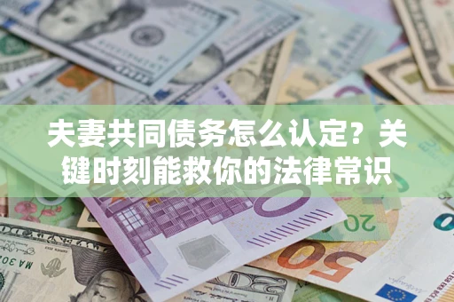 北京夫妻共同债务怎么认定？关键时刻能救你的法律常识