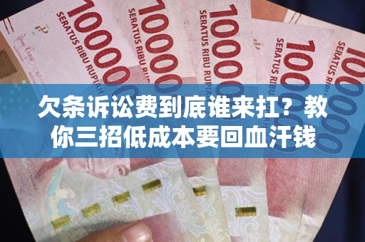 北京欠条诉讼费到底谁来扛？教你三招低成本要回血汗钱